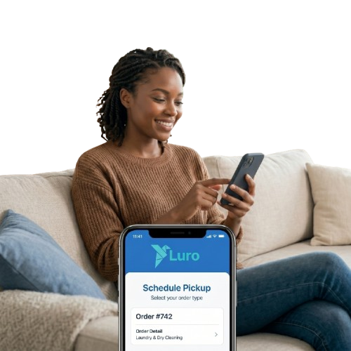 Easy booking through Luro app