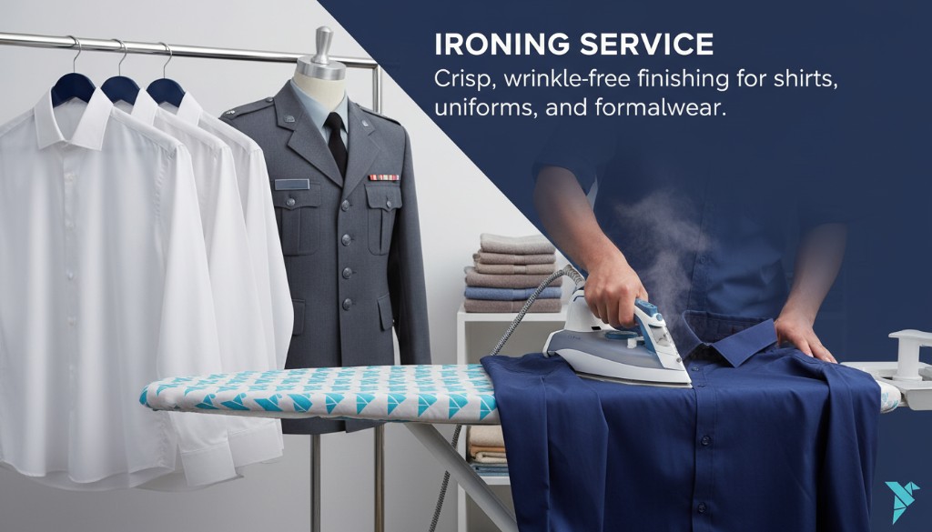 We wash and care with trained laundry professionals